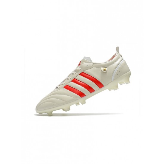 Adidas Adipure FG White Red Soccer Cleats