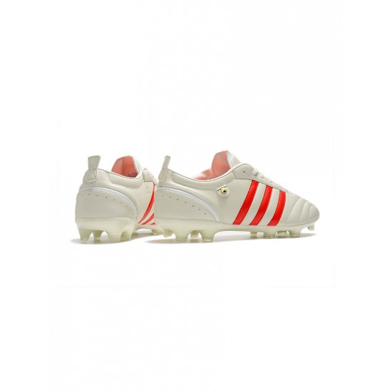 Adidas Adipure FG White Red Soccer Cleats