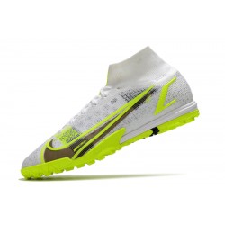 Nike Mercurial Superfly 9 Elite TF Soccer Cleats White