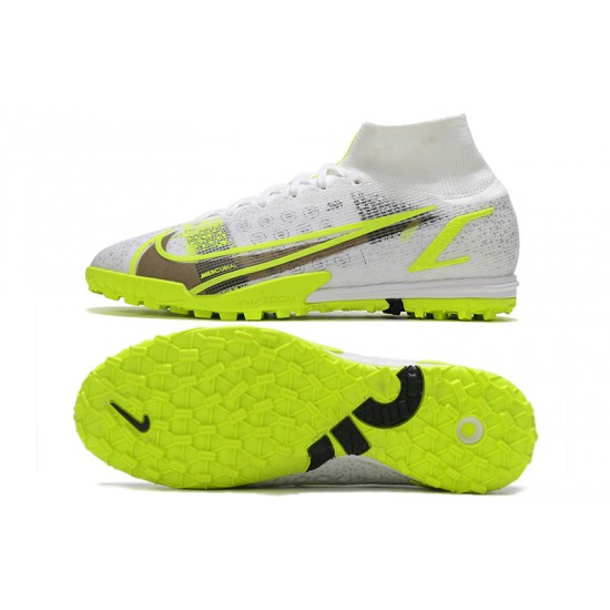 Nike Mercurial Superfly 9 Elite TF Soccer Cleats White