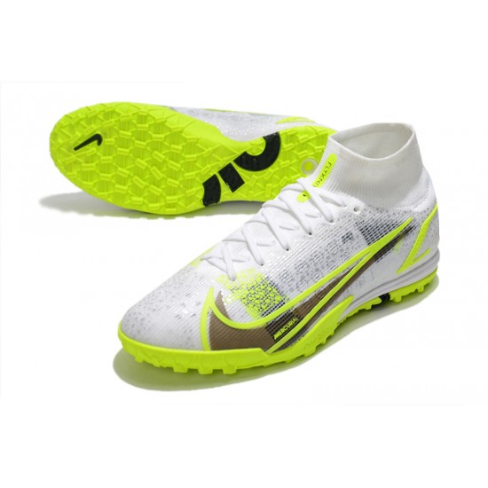 Nike Mercurial Superfly 9 Elite TF Soccer Cleats White