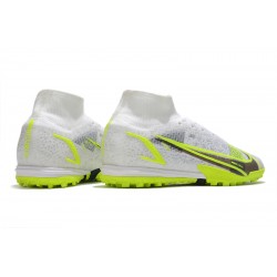 Nike Mercurial Superfly 9 Elite TF Soccer Cleats White