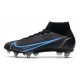 Nike Mercurial Superfly VIII Elite SG PRO Anti Clog Soccer Cleats Black