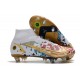 Nike Mercurial Superfly VIII Elite SG PRO Anti Clog Soccer Cleats Gold White