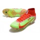 Nike Mercurial Superfly VIII Elite SG PRO Anti Clog Soccer Cleats Green Red