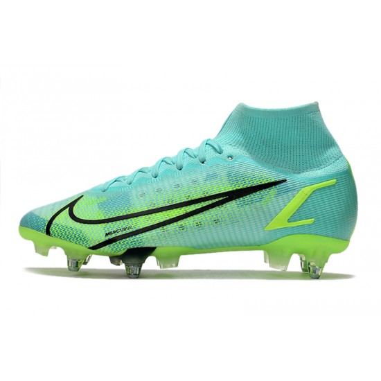 Nike Mercurial Superfly VIII Elite SG PRO Anti Clog Soccer Cleats Green