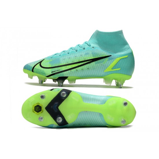 Nike Mercurial Superfly VIII Elite SG PRO Anti Clog Soccer Cleats Green