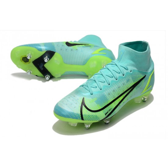 Nike Mercurial Superfly VIII Elite SG PRO Anti Clog Soccer Cleats Green