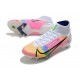 Nike Mercurial Superfly VIII Elite SG PRO Anti Clog Soccer Cleats Pink White