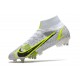 Nike Mercurial Superfly VIII Elite SG PRO Anti Clog Soccer Cleats White