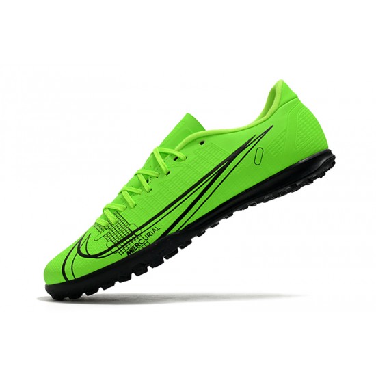 Nike Mercurial Vapor XIV Club TF Soccer Cleats Black And Green