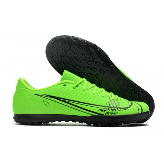 Nike Mercurial Vapor XIV Club TF Soccer Cleats Black And Green