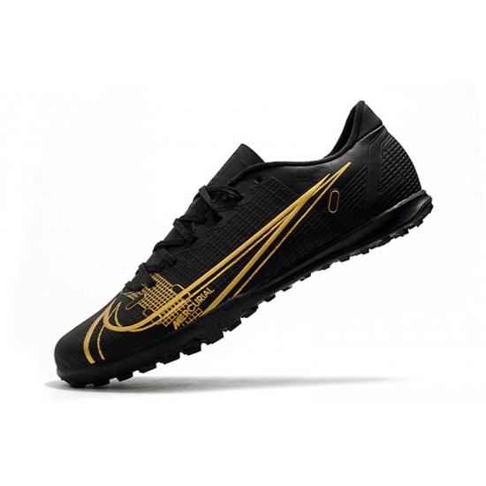 Nike Mercurial Vapor XIV Club TF Soccer Cleats Black Yellow