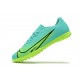 Nike Mercurial Vapor XIV Club TF Soccer Cleats Blue Green