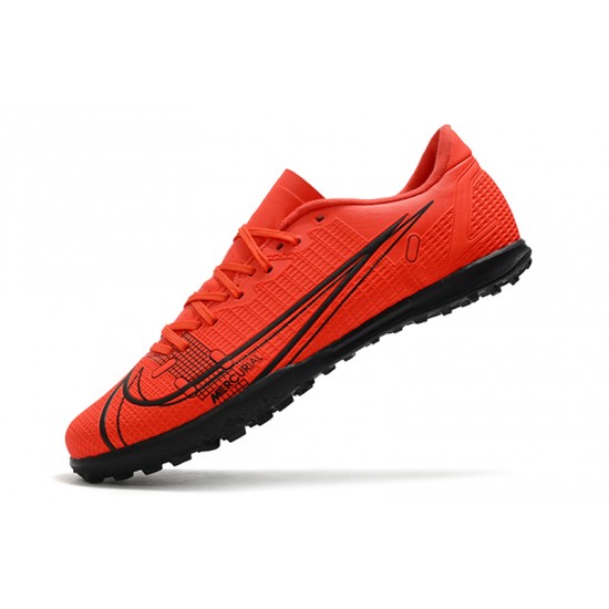 Nike Mercurial Vapor XIV Club TF Soccer Cleats Red Black