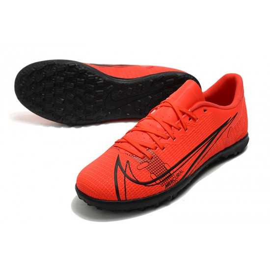 Nike Mercurial Vapor XIV Club TF Soccer Cleats Red Black