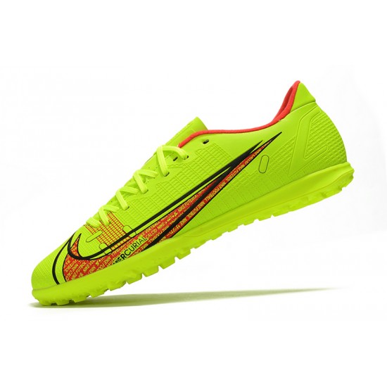 Nike Mercurial Vapor XIV Club TF Soccer Cleats Red Green