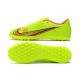 Nike Mercurial Vapor XIV Club TF Soccer Cleats Red Green