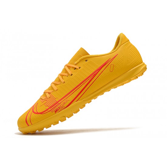 Nike Mercurial Vapor XIV Club TF Soccer Cleats Red Yellow