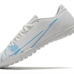 Nike Mercurial Vapor XIV Club TF Soccer Cleats Whie Blue