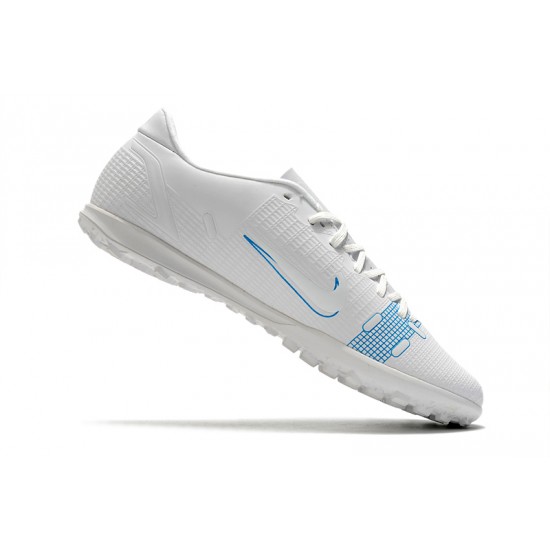 Nike Mercurial Vapor XIV Club TF Soccer Cleats Whie Blue