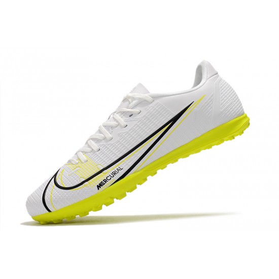 Nike Mercurial Vapor XIV Club TF Soccer Cleats White Green