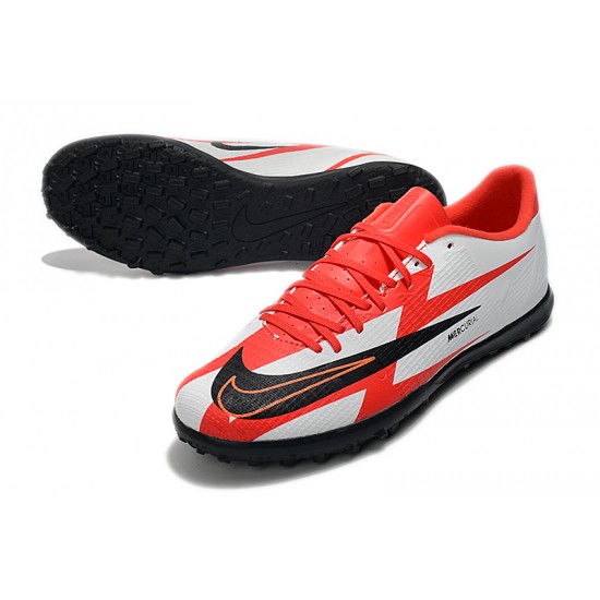 Nike Mercurial Vapor XIV Club TF Soccer Cleats White Red