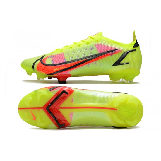 Nike Mercurial Vapor XIV Elite FG Soccer Cleats Pink Green