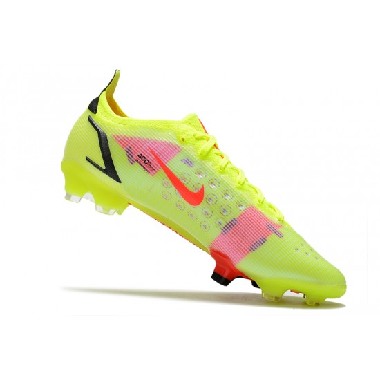 Nike Mercurial Vapor XIV Elite FG Soccer Cleats Pink Green