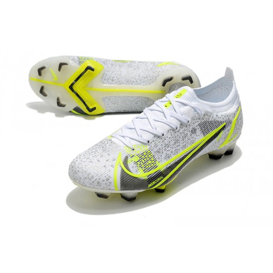 Nike Mercurial Vapor XIV Elite FG Soccer Cleats White Green