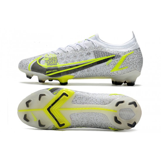 Nike Mercurial Vapor XIV Elite FG Soccer Cleats White Green