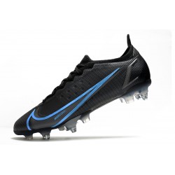 Nike Mercurial Vapor XIV Elite SG PRO Anti Clog Soccer Cleats Black Blue