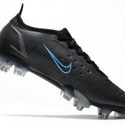 Nike Mercurial Vapor XIV Elite SG PRO Anti Clog Soccer Cleats Black Blue
