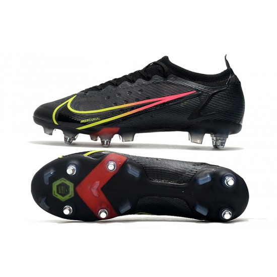 Nike Mercurial Vapor XIV Elite SG PRO Anti Clog Soccer Cleats Black