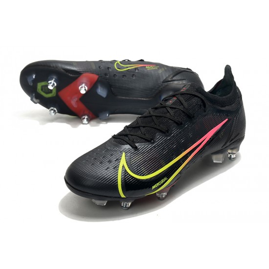 Nike Mercurial Vapor XIV Elite SG PRO Anti Clog Soccer Cleats Black