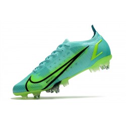 Nike Mercurial Vapor XIV Elite SG PRO Anti Clog Soccer Cleats Green Blue