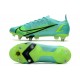 Nike Mercurial Vapor XIV Elite SG PRO Anti Clog Soccer Cleats Green Blue