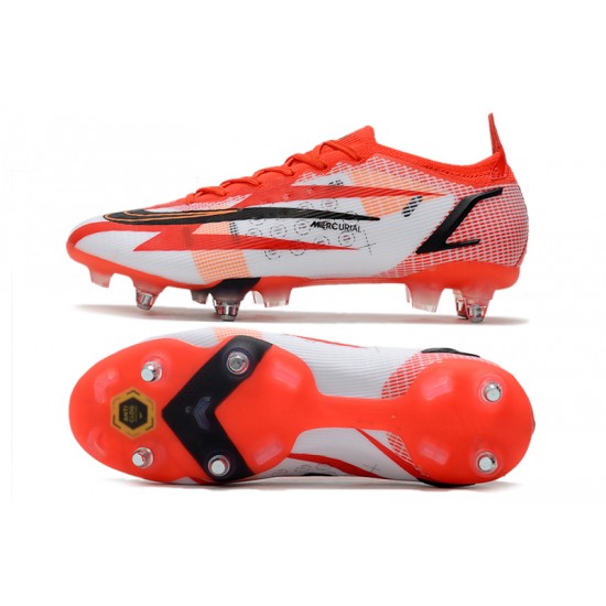 Nike Mercurial Vapor XIV Elite SG PRO Anti Clog Soccer Cleats Orange