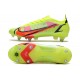 Nike Mercurial Vapor XIV Elite SG PRO Anti Clog Soccer Cleats Pink Green