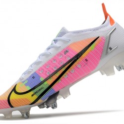 Nike Mercurial Vapor XIV Elite SG PRO Anti Clog Soccer Cleats Pink White