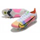 Nike Mercurial Vapor XIV Elite SG PRO Anti Clog Soccer Cleats Pink White