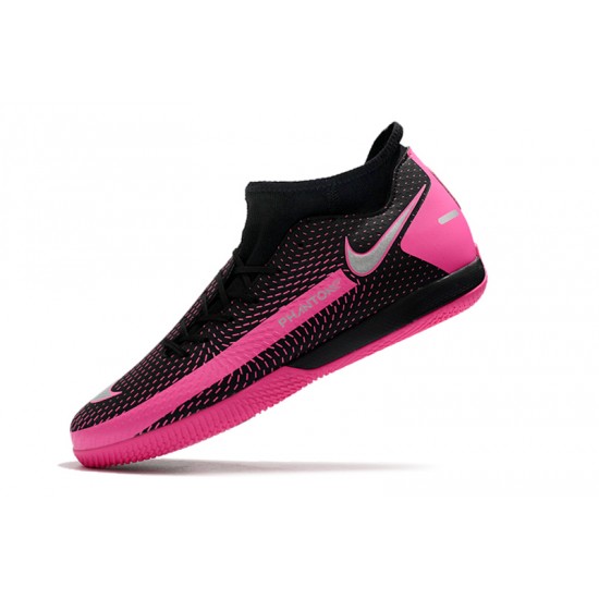 Nike Phantom GT Academy Dynamic Fit IC Soccer Cleats Black And Pink