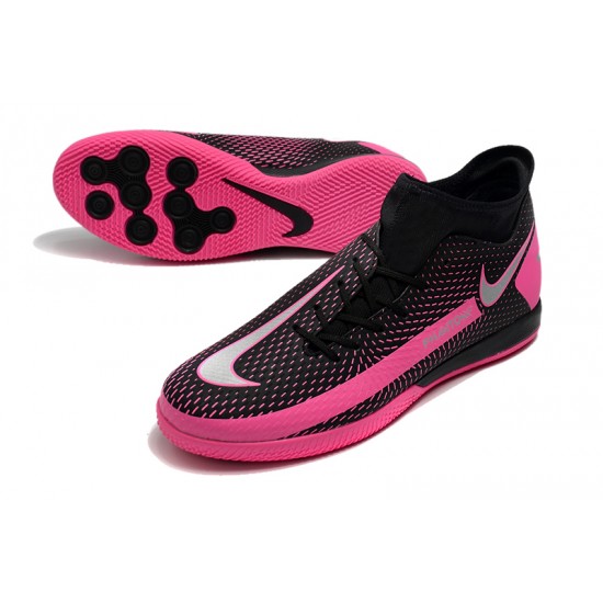 Nike Phantom GT Academy Dynamic Fit IC Soccer Cleats Black And Pink