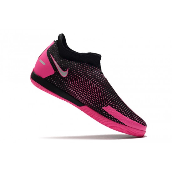 Nike Phantom GT Academy Dynamic Fit IC Soccer Cleats Black And Pink