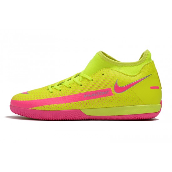Nike Phantom GT Academy Dynamic Fit IC Soccer Cleats Pink And Green