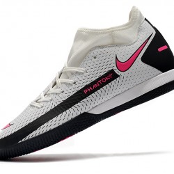 Nike Phantom GT Academy Dynamic Fit IC Soccer Cleats White And Pink