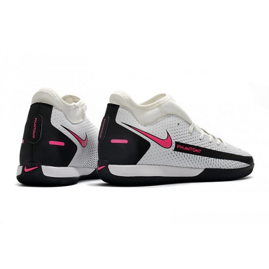 Nike Phantom GT Academy Dynamic Fit IC Soccer Cleats White And Pink