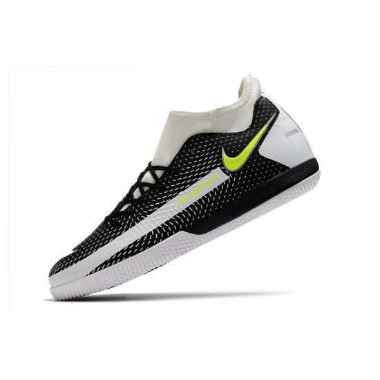 Nike Phantom GT Academy Dynamic Fit IC Soccer Cleats White Black
