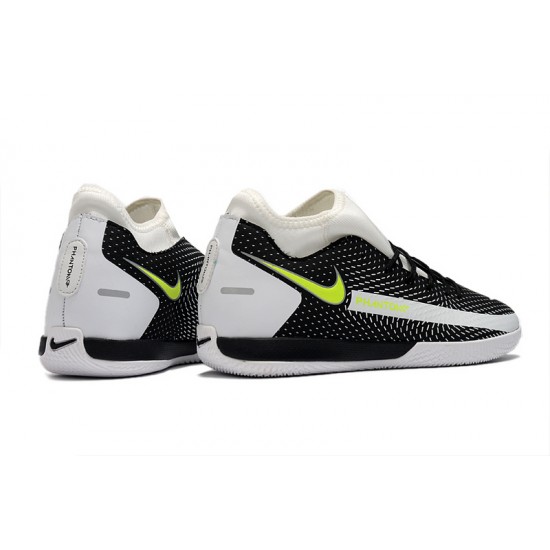 Nike Phantom GT Academy Dynamic Fit IC Soccer Cleats White Black