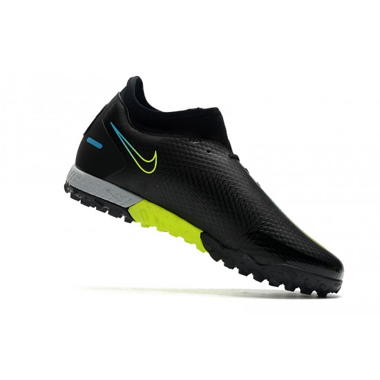 Nike Phantom GT Academy Dynamic Fit TF Soccer Cleats Black And Yellow